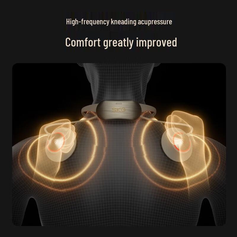 SKG X7 Pro Smart Neck and Shoulder Pulse Massager with Heat CN Plug (adapter Included)
