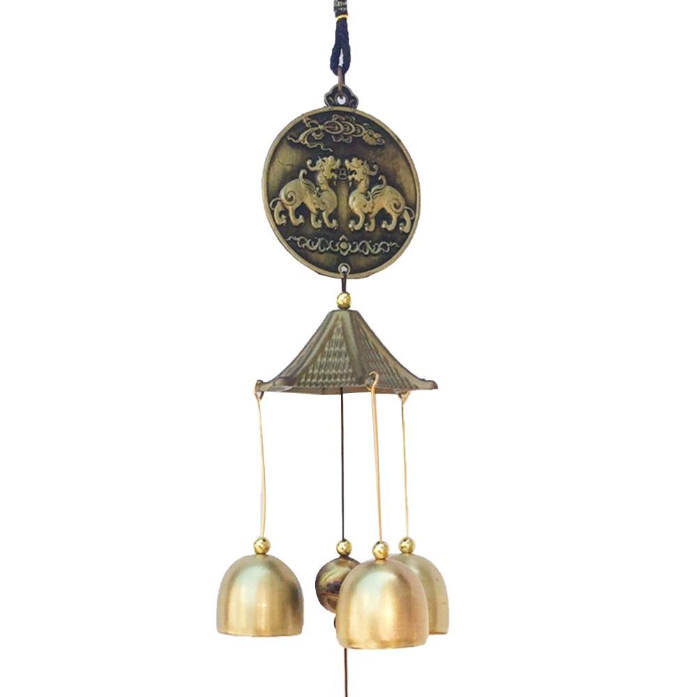 1pc Outdoor Metal Bells Metal Wind Chimes Fortune Tree Wind Chimes For Shop Home Decoration
