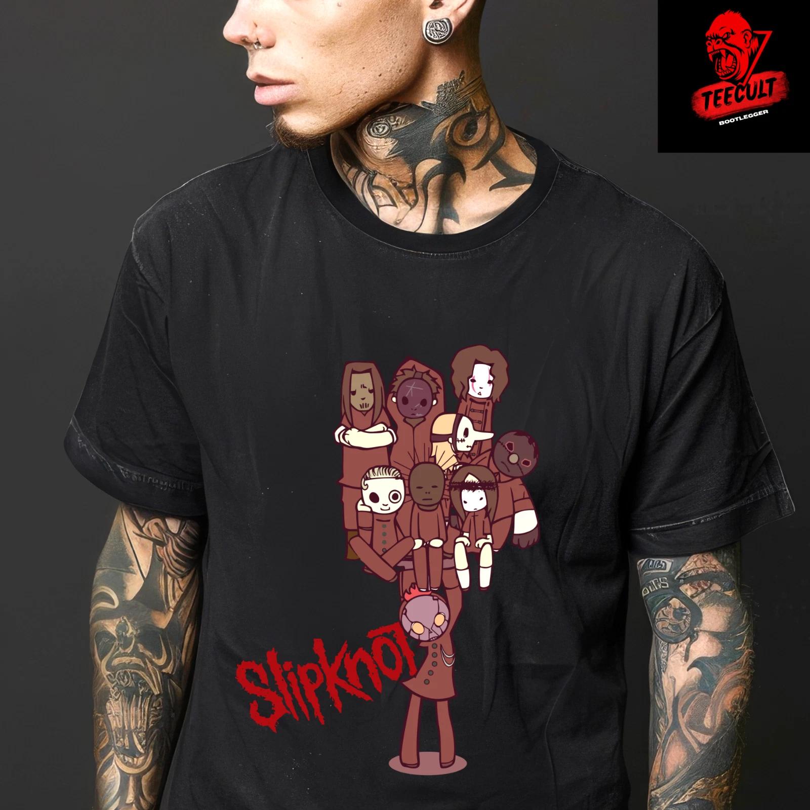 Men s and Women s T-shirts Slipknot Metal Rock Band Tee Unisex Heavy Cotton L