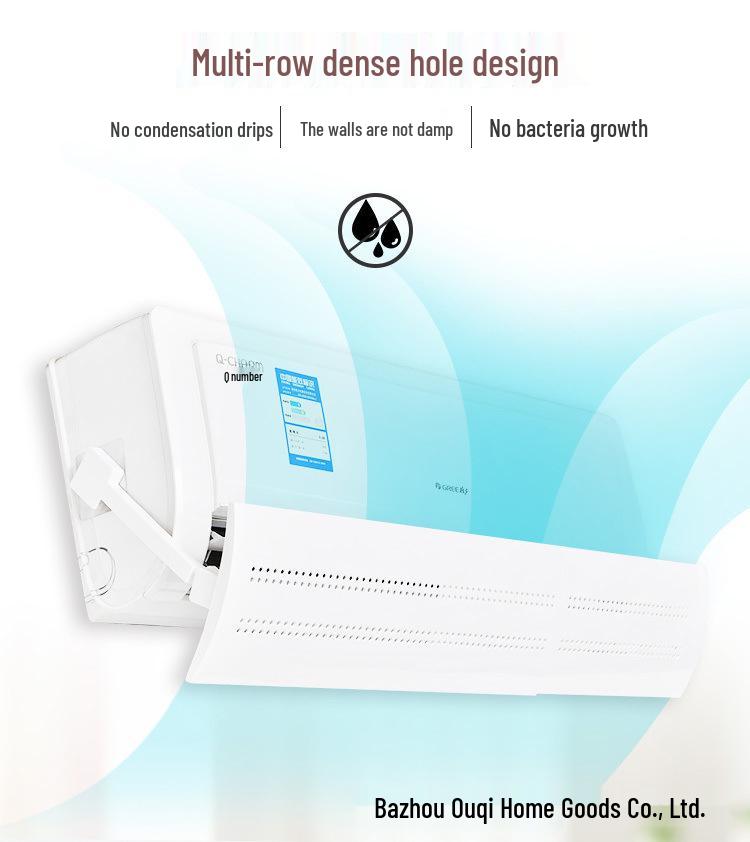 Retractable Wall-Mounted Air Conditioner Wind Deflector