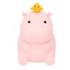 Hippo Night Light Cute Animal Night Lamp USB Rechargeable Silicone Tap Bedside Night Lamp for Home Bedroom