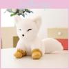 Realistisches Schneefuchs Plüschtier Weiches Kuscheltier Puppe Für Kinder Ideales Geschenk