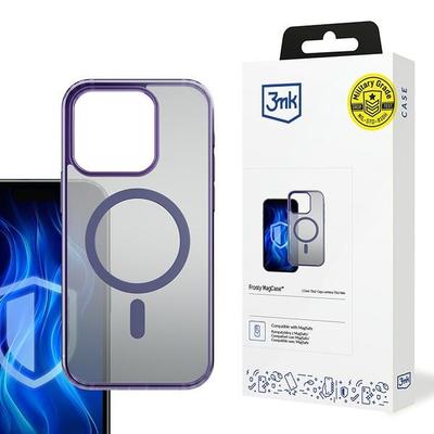 Etui Do iPhone 15 Pro 3MK Frosty MagSafe Fioletowe