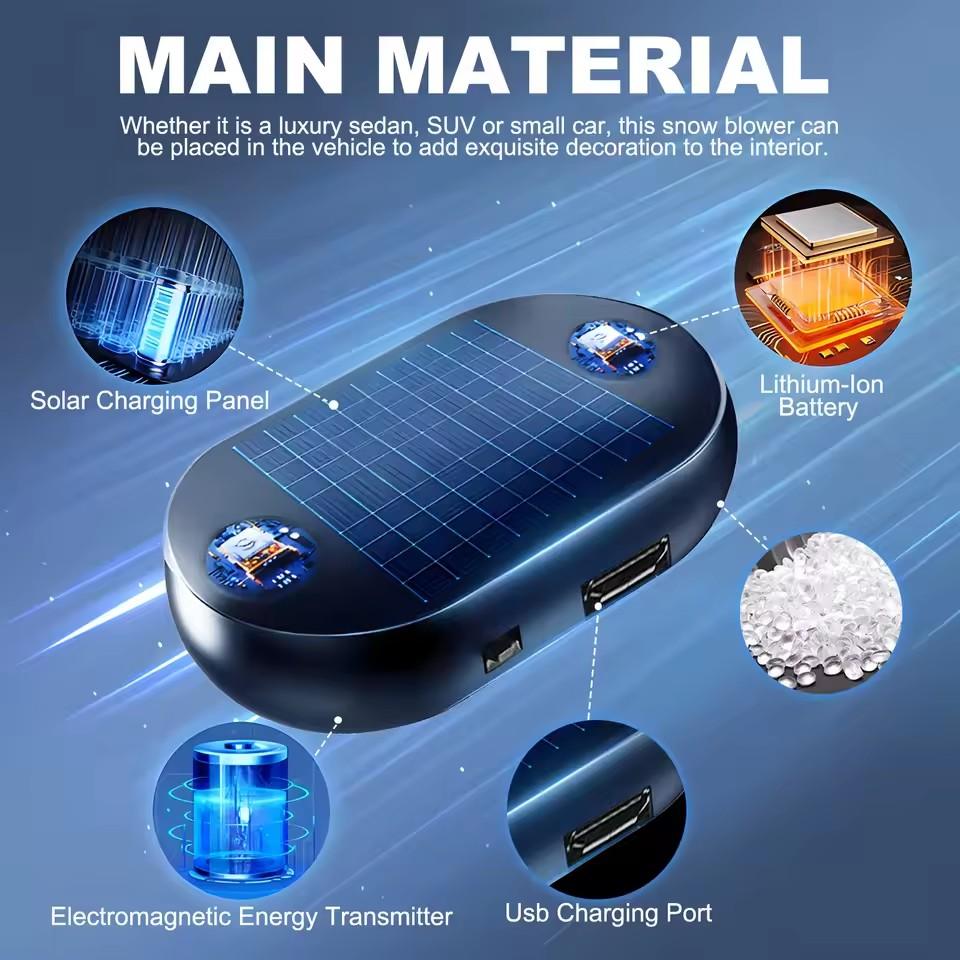 MOBIDEA  1/2/3/4/6/PCS Portable Car Electromagnetic Snow Removal Device Windshield De-Icer Antifreeze for Winter Driving