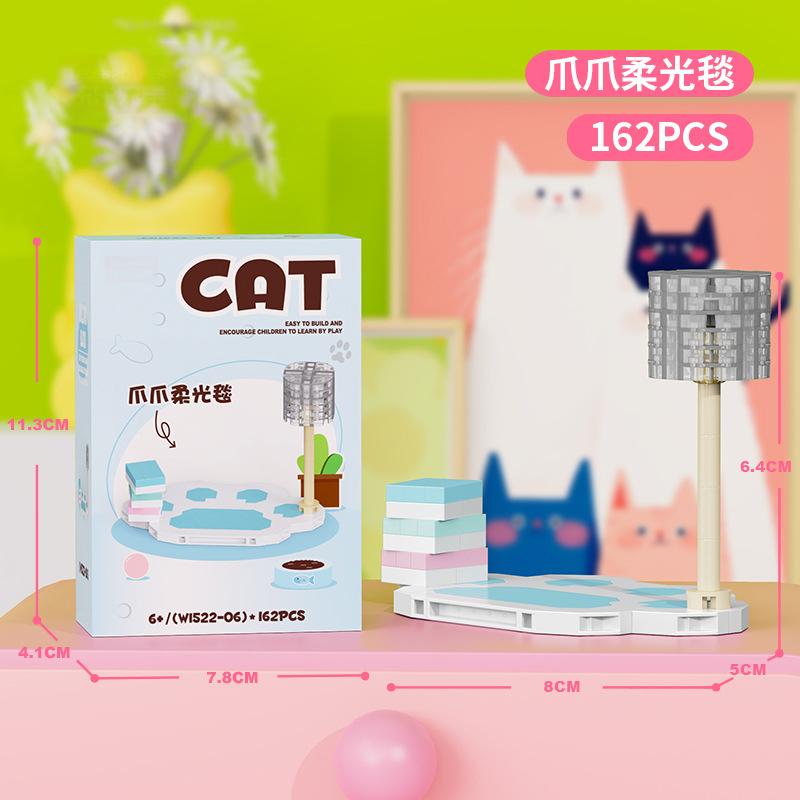 pet blocks Mini Building Set for children girls 12 year old dog cat mirco Brick particle building blocks Desktop Model for Adult