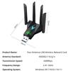 Dual Band 600Mbps WiFi USB Adapter 2.5/5GHz WiFi Dongle USB3.0 Wireless Receiver Driver Free for Win XP/7/8/8.1/10/11 PC/Laptop