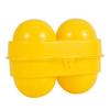 2 Fächer Eieraufbewahrungsbox Haushaltsküchenorganizer Eierhalter Behälter Koffer Tragbar Outdoor Camping Picknick Eierboxen Koffer