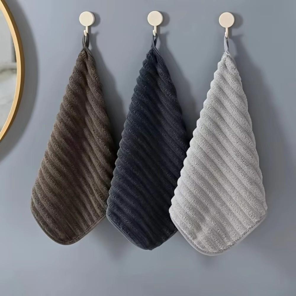 5PCS Soft Hand Towel Set Super Absorbent 11.8*11.8 inch Wiping Towel Washcloths Daily Necessities Quick Drying