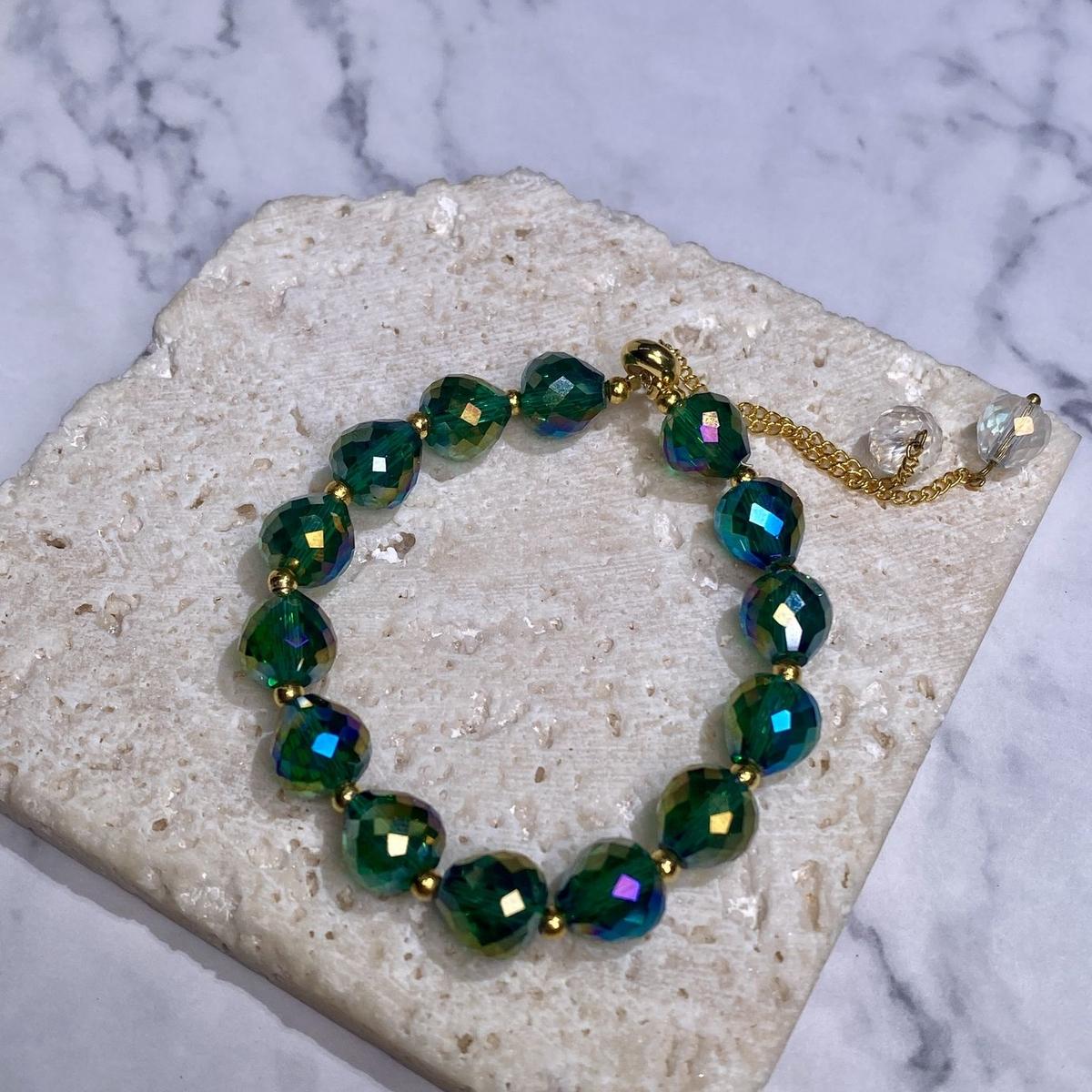 

CARLIDANA Новый искусственный австрийский хрустальный браслет модные блестящие каменные бусины эластичные веревочные браслеты для женщин ювелирные изделия 30cm