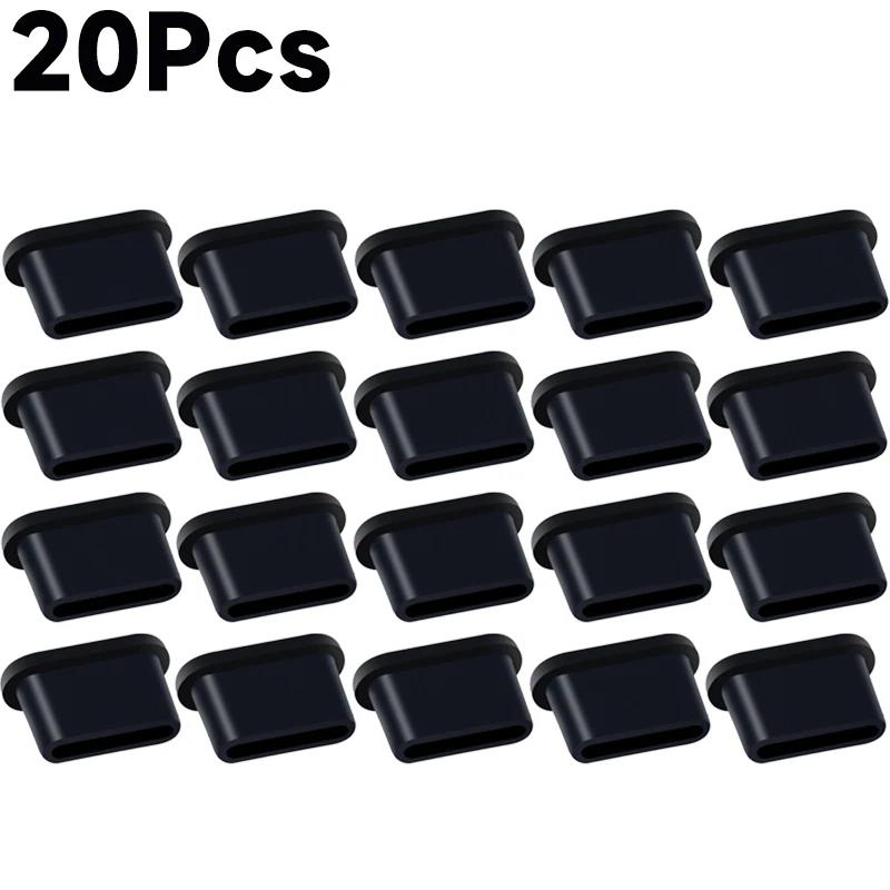 60-1Pcs Dust Plugs Type C Charging Port Protector Stopper Cap Cover for IPhone 15 Samsung Huawei Xiaomi Phone Silicone Dustplugs2