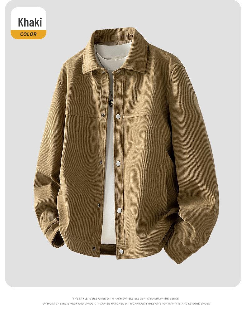 Men's Retro Lapel Jacket: Versatile and Casual Winter Trend