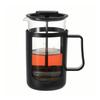 Cafe Press U Press-style Coffee Maker, Heat-resistant Glass, 600ml Capacity, Black, CPU-4-B