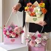 5 st Tryckt Miljövänlig Blomlåda DIY Papperspresentkuvert Kuvert Presentförpackning Bukettinslagning