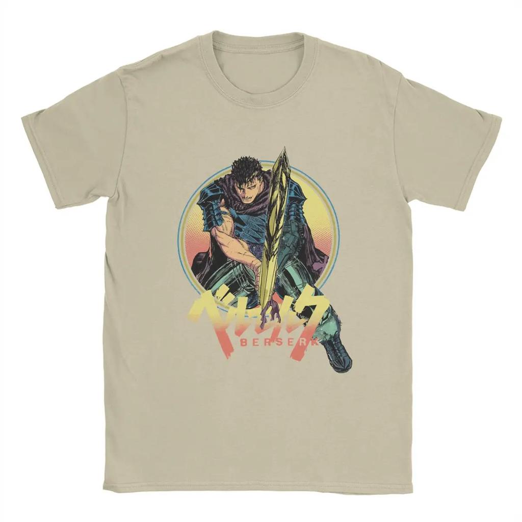 POMEL T-Shirt for Men Vintage Pure Cotton Tees Crew Neck Short Sleeve T Shirts Gift Idea Clothing