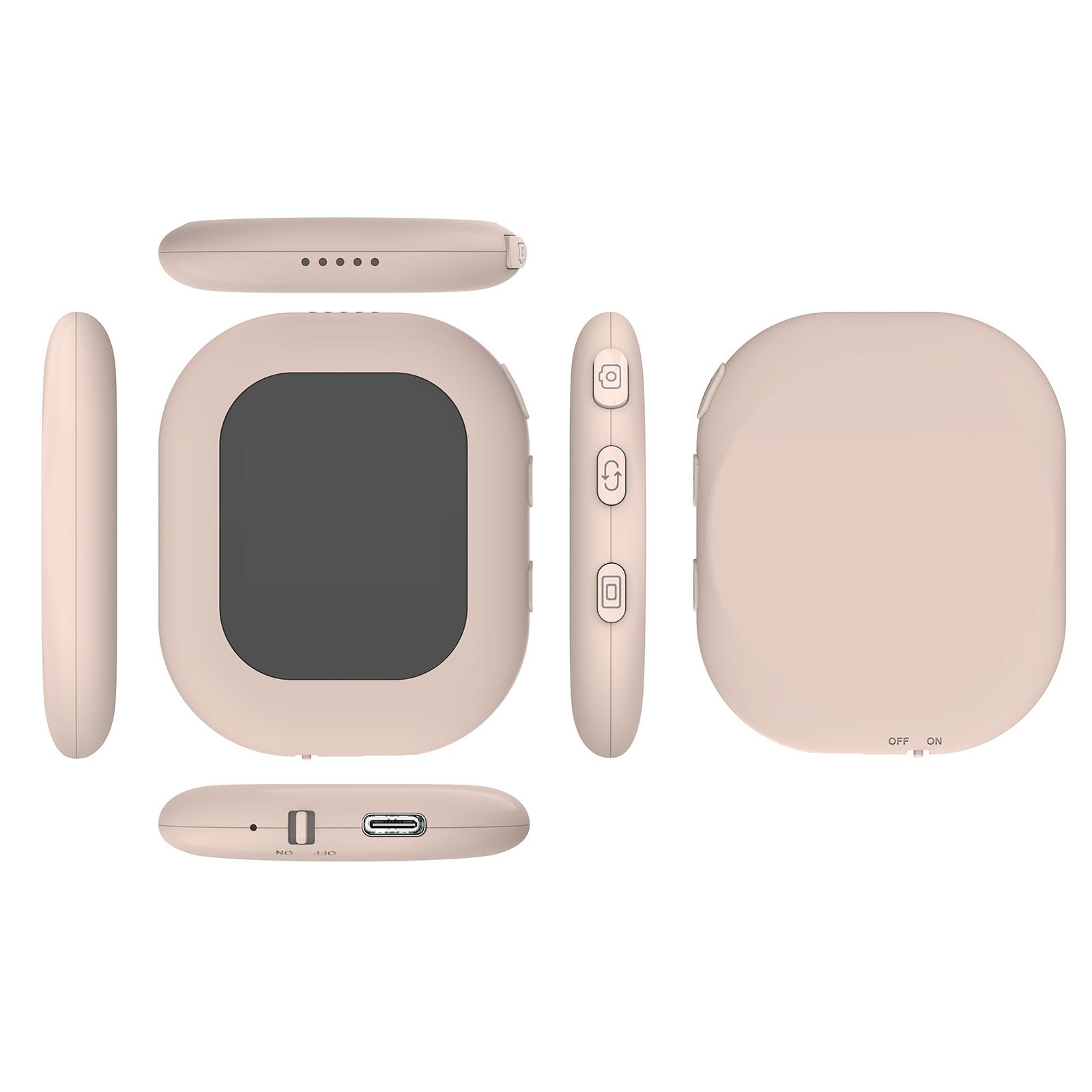 

Mini Phone Vlog Selfie Monitor Screen Magnetic Wireless Selfie Monitor Screen for Android iPhone рожевий