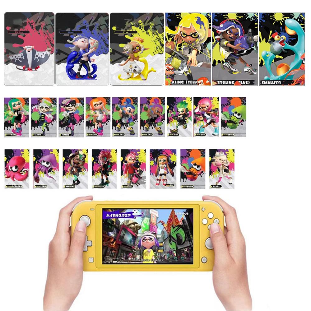 

New 23Pcs Splatoon 3 NFC Tag Mini Game Cards For NS Switch