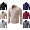 Men's Slim Fit Wool Cardigan Sweater - Autumn Winter Fashion Trend