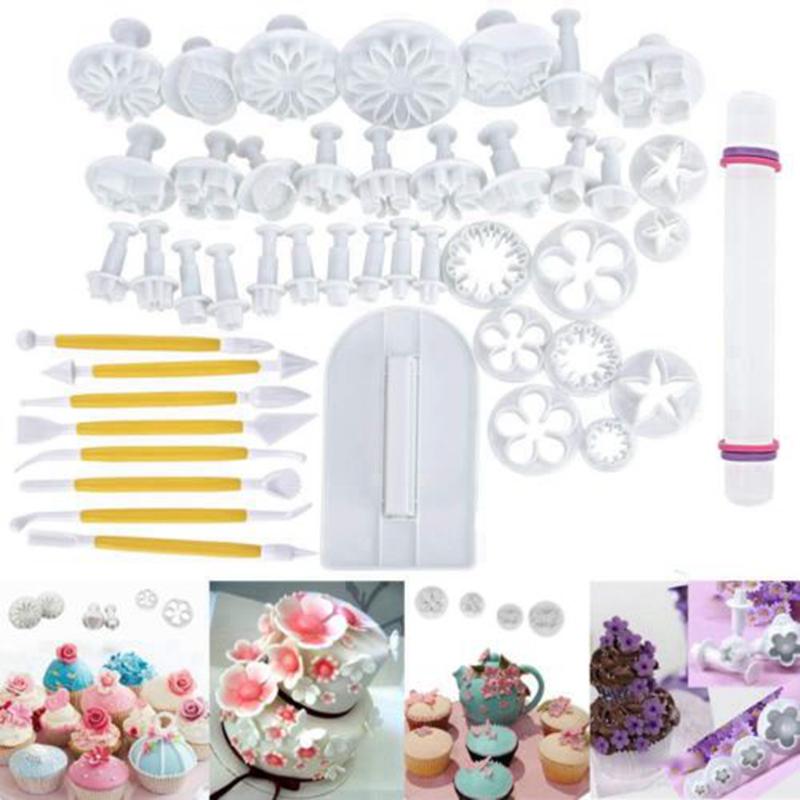 Buy 68Pcs Cake Decration Tool Set, Cake Cutter Mold Sugarcraft Icing