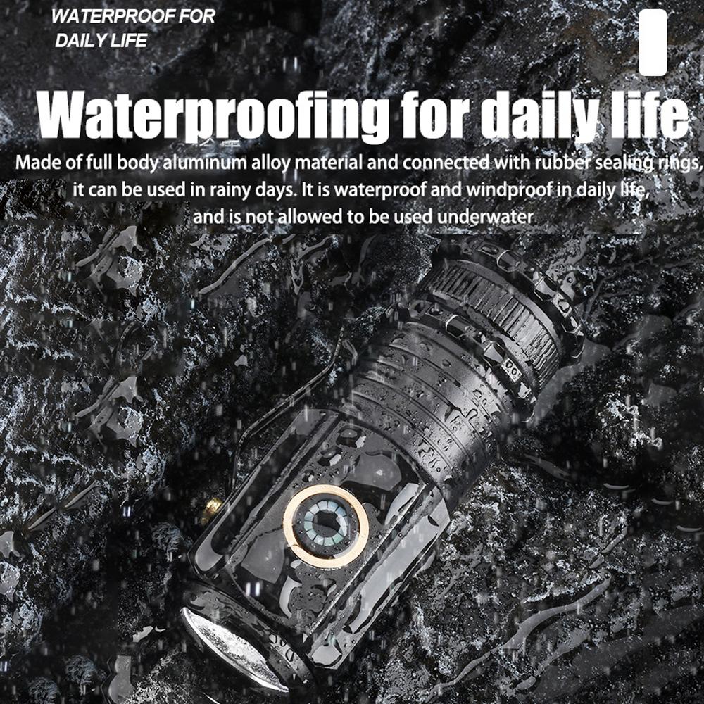 3LED μίνι φορητός φακός LED εξωτερικού χώρου κάμπινγκ λάμπα καπέλου 2000mAh φακός υψηλής ισχύος εξωτερικού χώρου κάμπινγκ προβολέας