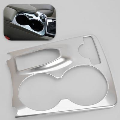 Painel da Tampa do Porta-Copos Central do Carro LHD Ajuste de Acabamento Para Mercedes Benz GLK X204 2008-2015 Aço Inoxidável Prateado