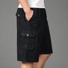 Men's Plus Size Casual Shorts Summer Pure Cotton Workwear Shorts Multi Pocket Loose Breathable Five Quarter Pants Beach Pants Shorts Men’s