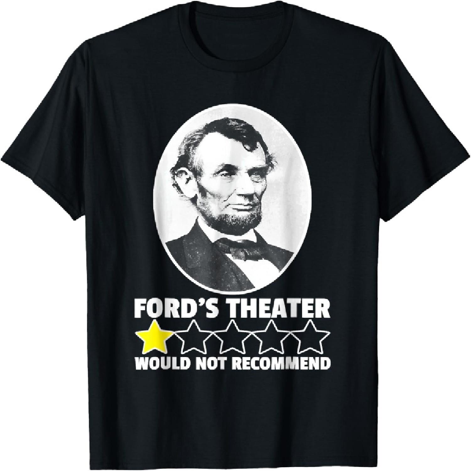 Театр Форда Не Рекомендую Футболка с Авраамом Линкольном 1 звезда S