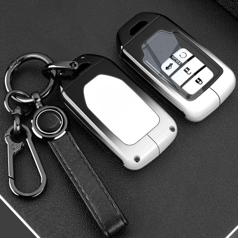 AAALI1 Car Key Fob Pocket Cover Case For Honda CBE CR-V HR-V Accord Jade Crider Odyssey 2015- 2018 Remote Protector Accessories