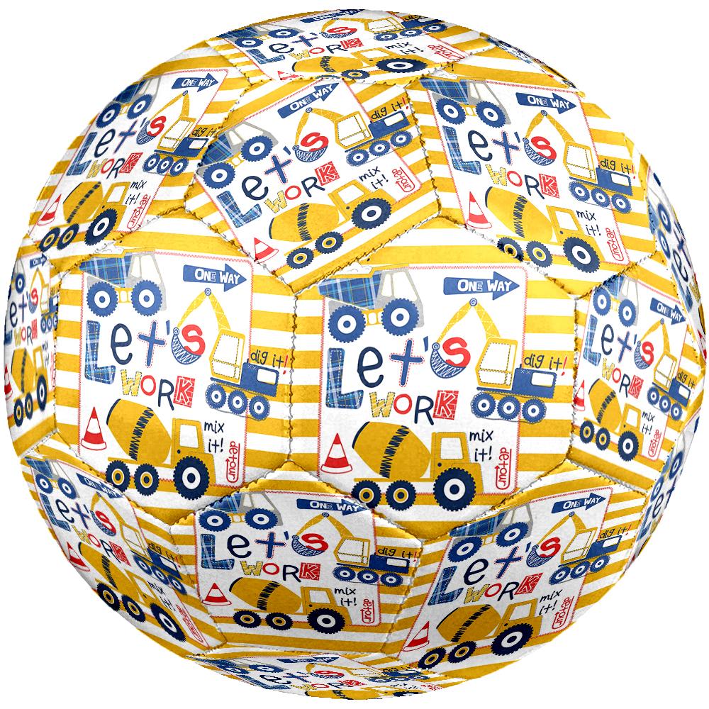 Excavator Theme Size 5 Soccer Ball, Suitable for Both Indoor and Outdoor Matches, a Gift Suitable for Everyone.