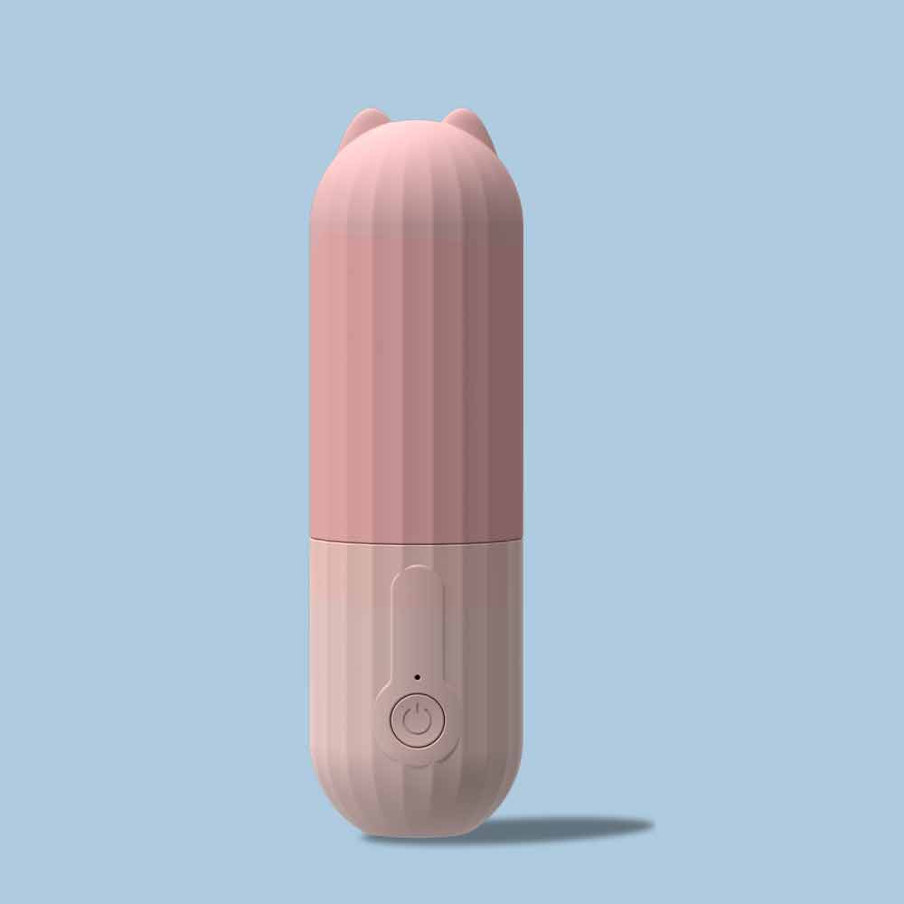 Mini handheld small fan portable power supply lighting high wind power outdoor silent fan small compact outdoor travel fan розовый