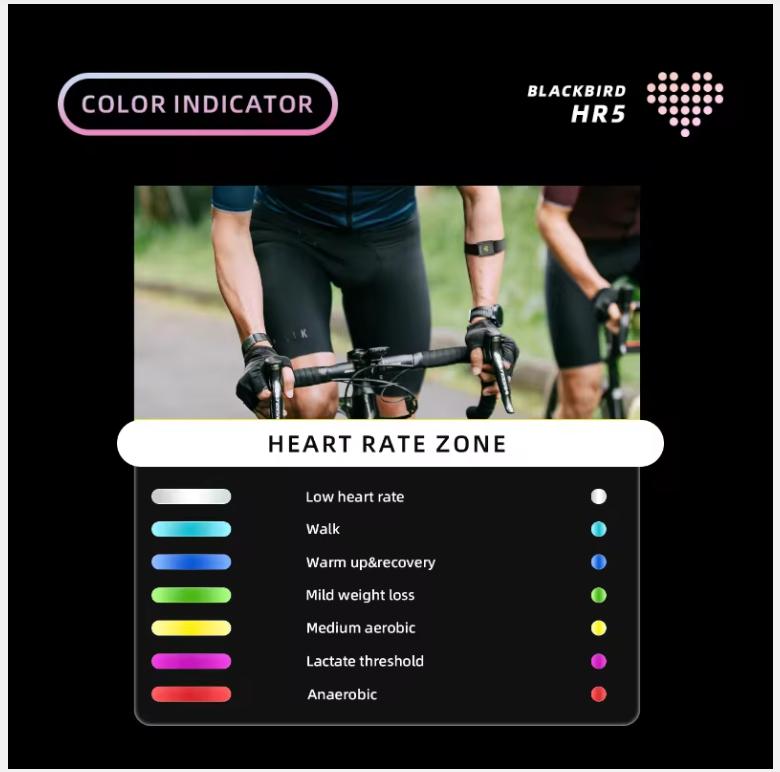 XIAOMI Blackbird HR5 Armband Heart Rate Monitor Arm Hand Strap Sensor ANT+ Wireless Fitness for XOSS IGPSPORT Cycling Bicycle Sports