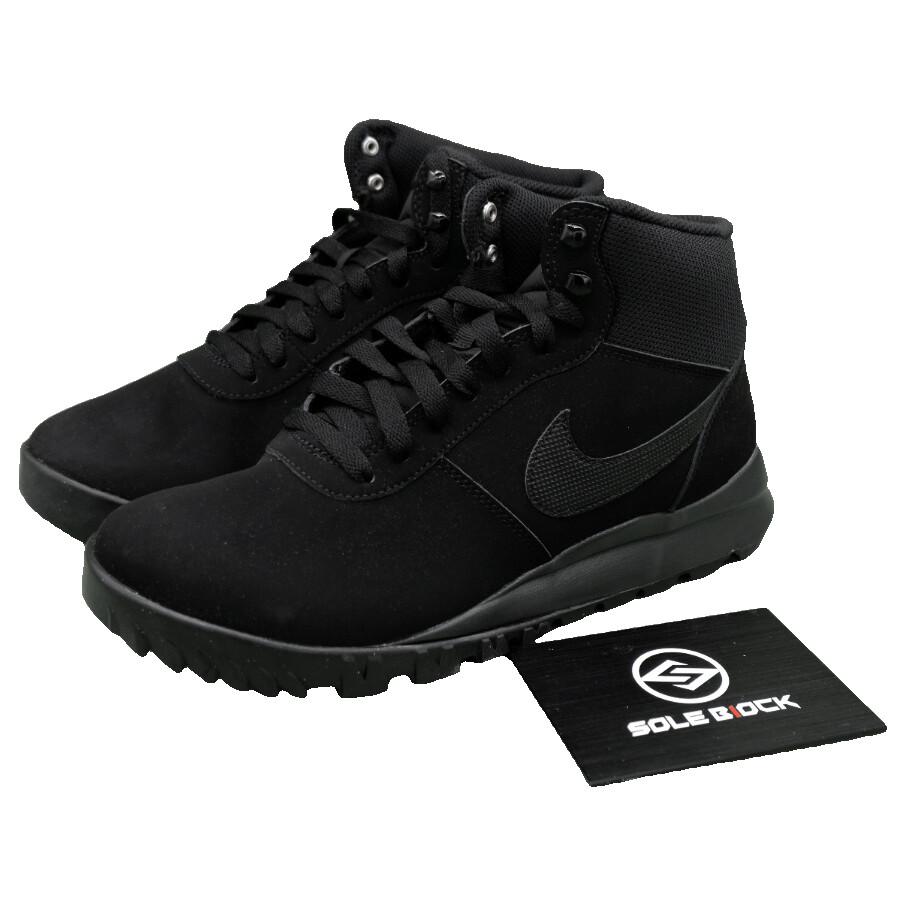 Nike Hoodland Suede Triple Black - 654888-090 40