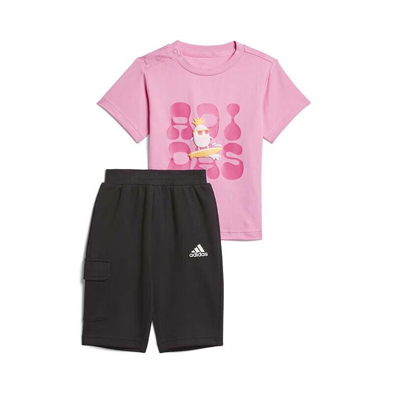 Adidas Girls  Summer Cotton T-Shirt & Shorts Set IT1811 128