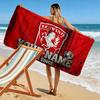 FC Twente Print Beach Towel, Large Soft Quick Dry Towel for Beach Camping Swimming
