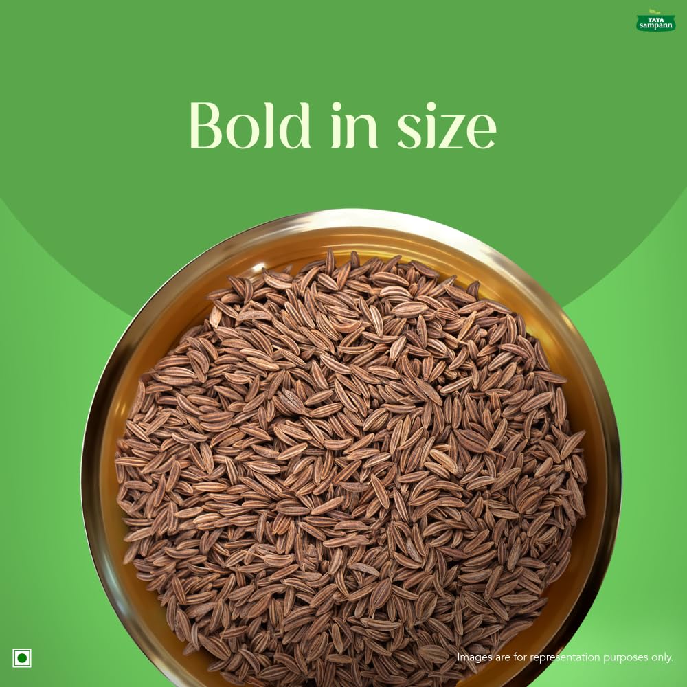 Tata Sampann Whole Cumin Seeds Jeera Natural Aroma Rich Flavor Spices For Cooking And Global Recipes 100g
