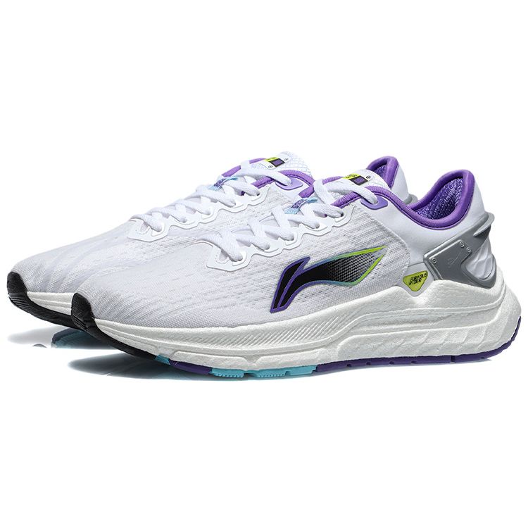 Li-Ning Furious Rider 5 White Neon Bluish Violet Men Sneakers Standard-White ARZR001-5