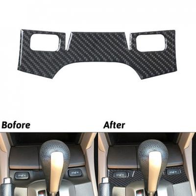 För Honda Accord 08-12 Kolfiber Interiör Växelväljare Panel Ram Skydd Trim