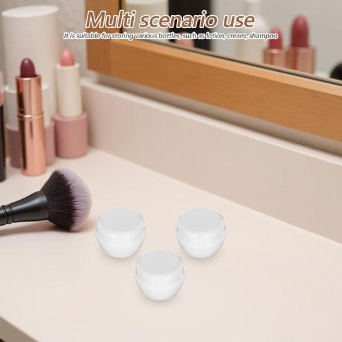 FRCOLOR 20g Cream Bottles, Set of 15, Plastic Cream Jars, Cosmetic Cases, Refillable Containers, Light-Proof Bottles for Hand Cream, Aromatherapy Crea