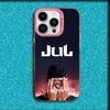 Rapper Jul Phone Case For iPhone 16,15,14,13,12,11,Mini,Pro,MAX Pink Matte Silicone Cover