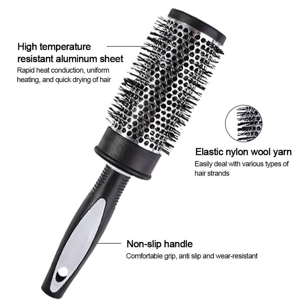 Wet Dry Dual Use Curling Roller Comb Anti Static Styling Tool Fashion Styling Hair Brush  Salon Use