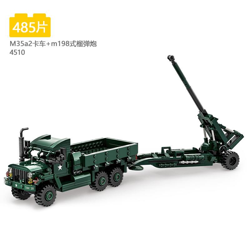 Vojáci 2. světové války Armáda 2. světová válka Zbraně Obrněná vozidla Modely tanků DIY Stavebnice DIY hračky dárky pro děti