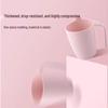 Durable Plastic Mouthwash & Toothbrush Cup Set