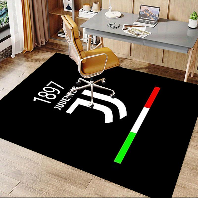 Juventus Football Club Logo Teppich Für Spielzimmer Schlafzimmer Wohnzimmer Sofa Heimdekoration Kinder Spielbereich Teppich Rutschfeste Bodenmatte