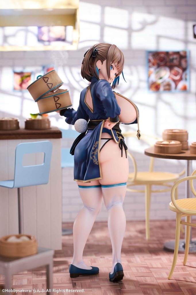 Ranfu original illustration Musume Standard Edition scale PVC ABS painted finished figure Sensei's "Manjuu Tsumugu" 1/7 &