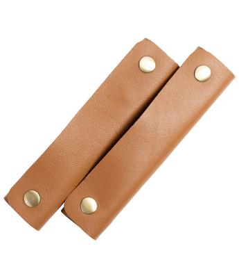 [RafiCaro] Genuine Leather Bag Handle Covers - Reduces Strain, Soft Grip, Tote Bag Handle Covers, Leather, Sheepskin, One Size Fits All, 13cm Length,