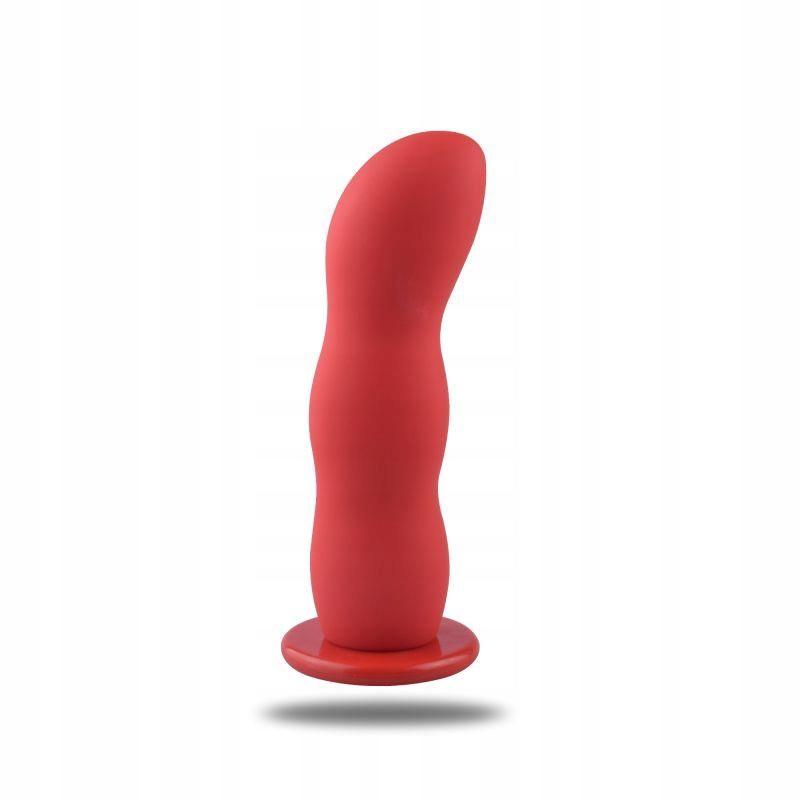 Dildo Analne Proteza strap On Majtki na szelkach 12 cm regulowane Czerwone