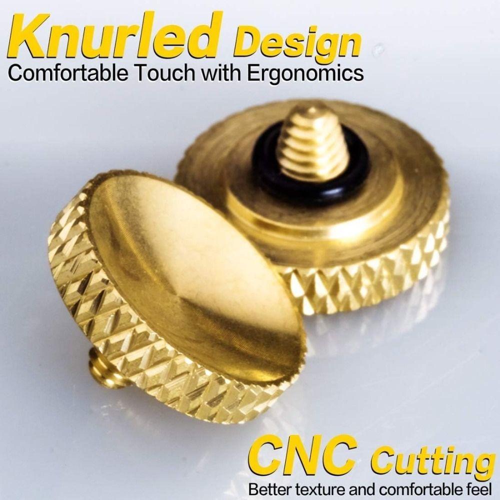 Concave Shutter Button Brass Rubber Ring Shutter Release for Fujifilm/Leica/Nikon/Sony DSLR Camera