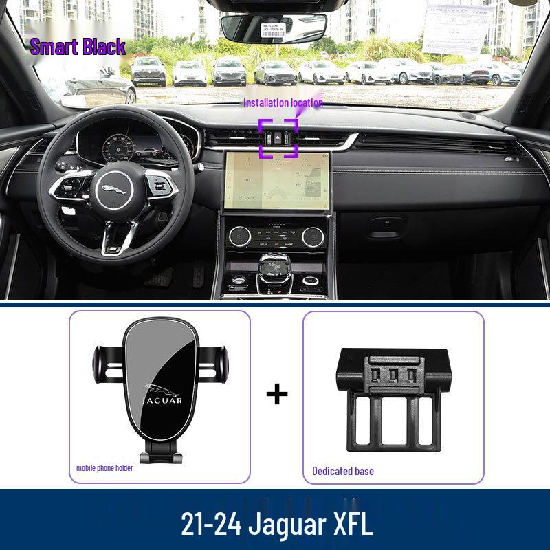 Jaguar XFL 2017-2024 Lüftungsschlitz Handyhalterung mit Navigationshalterung
