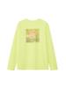 Sunfog Long Sleeve Size with Flower Box Logo Women's T-Shirt, L,