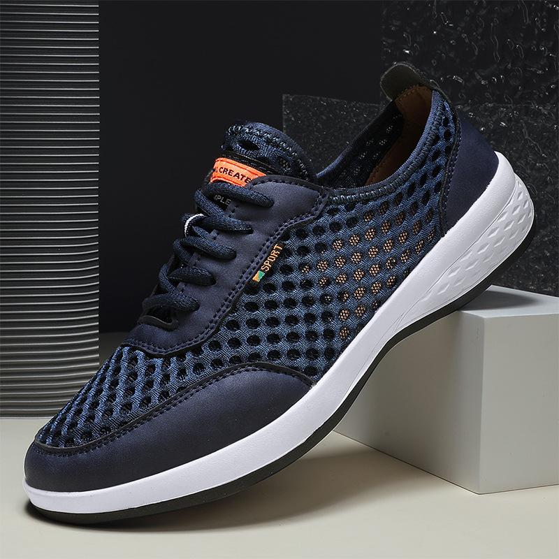 Men Shoes Casual Breathable Lightweight Sports Shoes for Men Outdoor Walking Tennis Sneakers Male Slip-on 2024