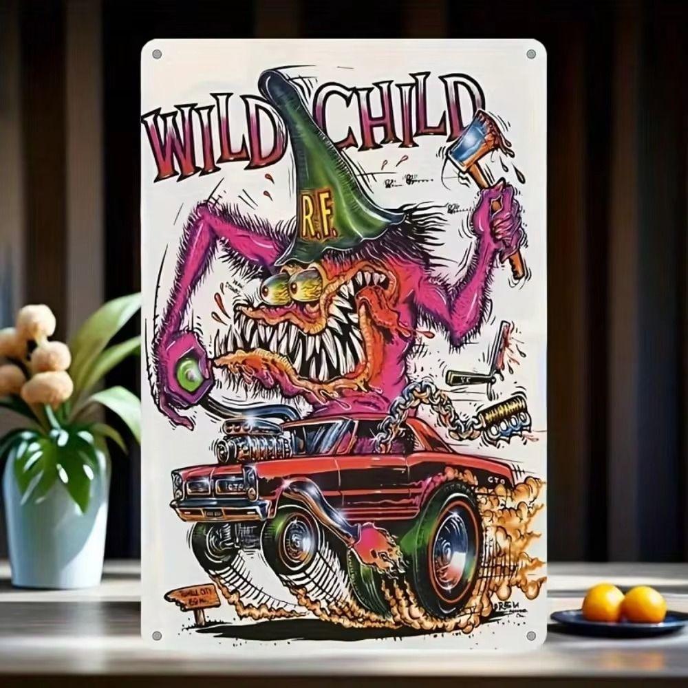 

Metal Wall Art Tin Sign 20x30cm Home Decor Vintage Metal Plate